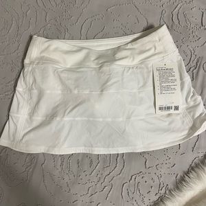 White Lululemon Pace Rival skirt size 6